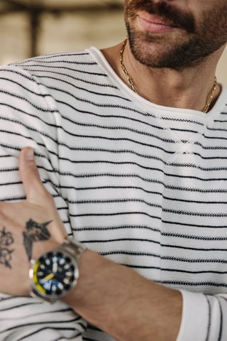 Pull - Blanc et noir