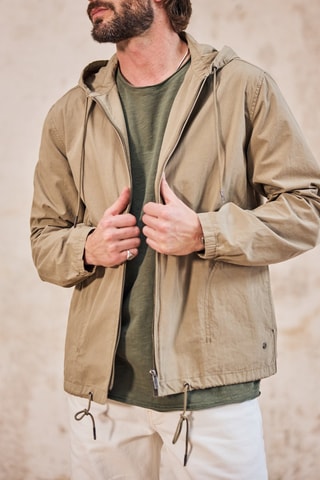 Veste à capuche - Beige