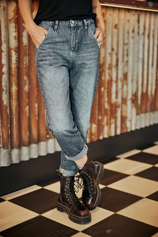 Jean regular 7/8 - Bleu