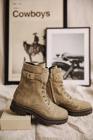 Bottines Tanny Canvas - Vert
