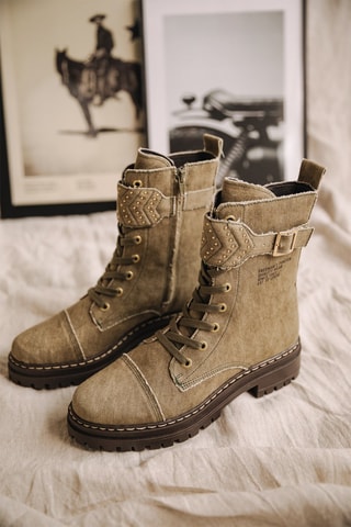 Bottines Tanny Canvas - Vert