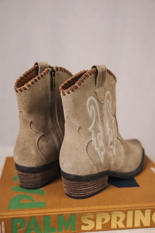 Bottines en daim - Gris