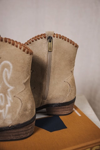 Bottines en daim - Gris