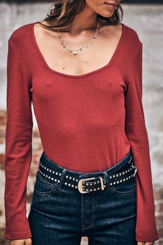 T-shirt Tolma - Bordeaux