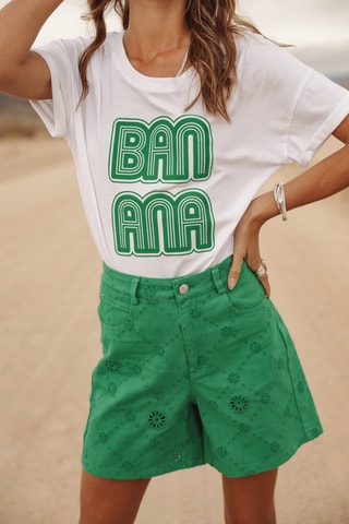 T-shirt loose - Blanc