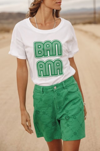 T-shirt loose - Blanc