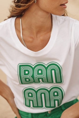 T-shirt loose - Blanc