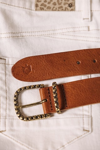Ceinture en cuir Annie - Marron