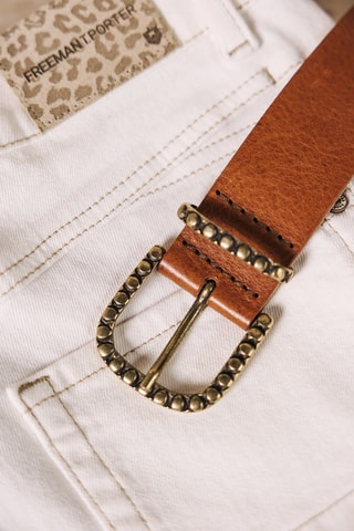 Ceinture en cuir Annie - Marron
