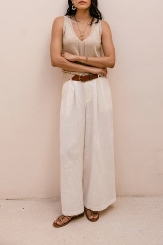 Top sans manches - Doré