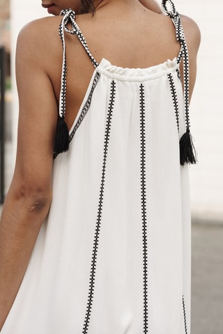 Robe trapèze - Blanc