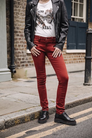 Pantalon slim Alexa - Marron