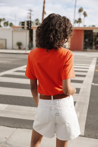 T-shirt - Blanc et rouge
