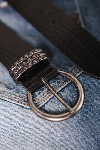 Ceinture en cuir - Noir