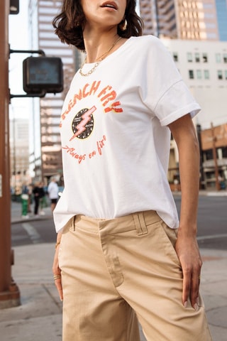 T-shirt loose - Blanc