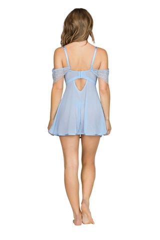 Babydoll ampliforma Serene Azul-celeste