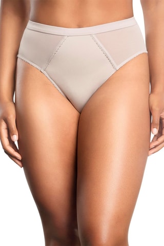 Cueca cintura subida Parfait Bege-claro