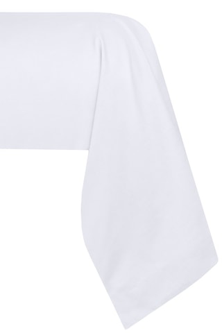 Funda de almohada de algodón 78 hilos/cm² Elysée - Blanco 