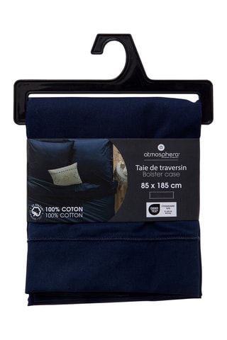 Funda de almohada de algodón 115 g/m² - Azul tinta