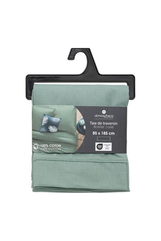 Funda de almohada de algodón 115 g/m² - Verde aguamarina