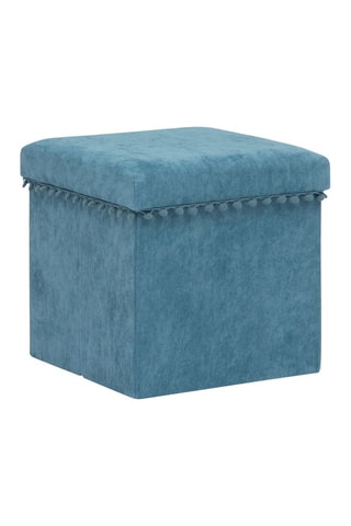 Puf Memo Can - Azul pato - De poliéster