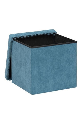 Puf Memo Can - Azul pato - De poliéster