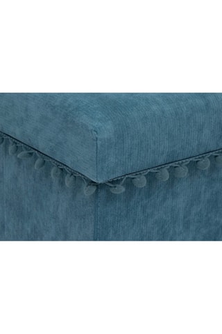 Puf Memo Can - Azul pato - De poliéster