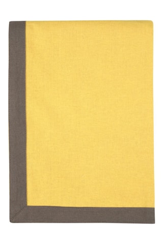 Mantel Duo - Mostaza y topo