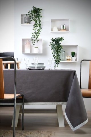 Mantel Duo - Antracita y gris claro