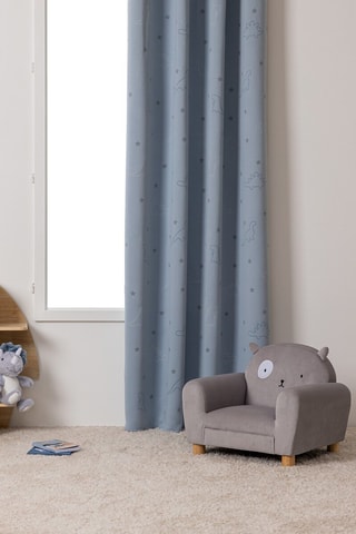 Cortina - Azul ­- 140 x 0,1 x 250 cm