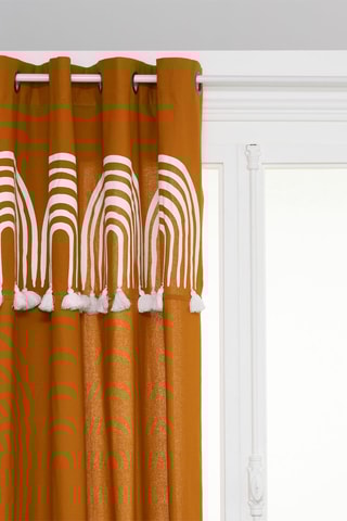 Cortina - Mostaza - 140 x 0,5 x 260 cm