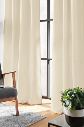 2 cortinas Soline - Crudo - 140 x 260 cm