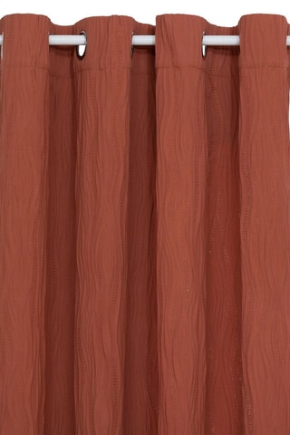 Cortina Maely - Rojo teja - 135 X 260 cm