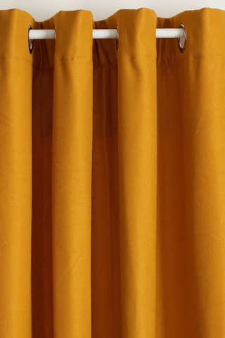 Cortina aislante Isa - Ocre - 140 x 260 cm