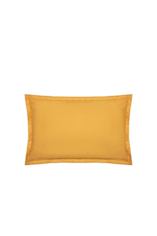 Funda de almohada de algodón 115 g/m² - Ocre
