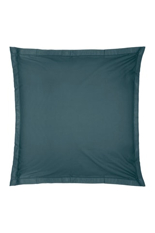 Funda de almohada de algodón 145 g/m² - Azul oscuro - 63 x 63 cm