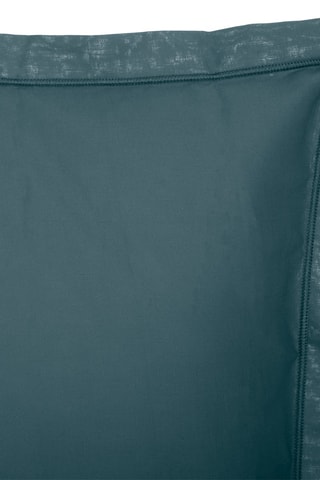 Funda de almohada de algodón 145 g/m² - Azul oscuro - 63 x 63 cm