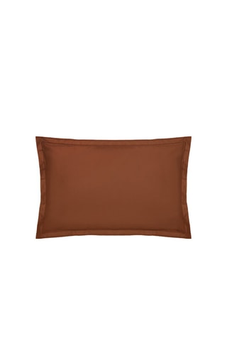 Funda de almohada de algodón 145 g/m² - Terracota 50 x 70 cm