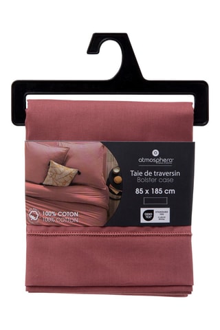 Funda de almohada de algodón 145 g/m² - Blush - 85 x 185 cm