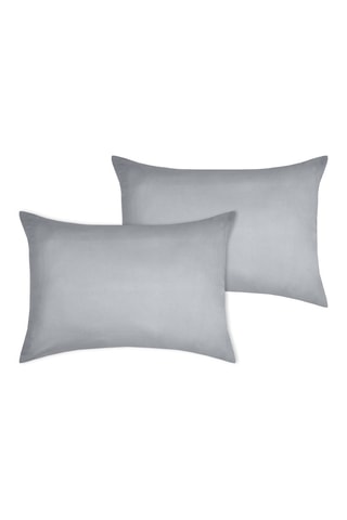 2 fundas de almohada Eden - Gris ratón