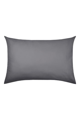 Funda de almohada de algodón orgánico 57 hilos/cm² Horizon - Pizarra