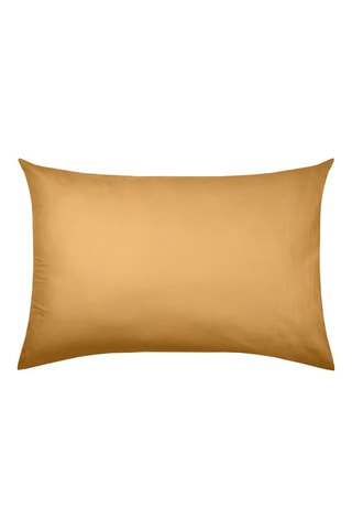 Funda de almohada de algodón orgánico 57 hilos/cm² Horizon - Curry