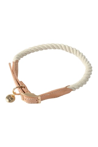 Collar de piel - 54,5 a 62,5 x 2 cm