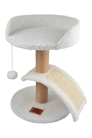 Rascador para gato de madera - 40 cm - Crudo