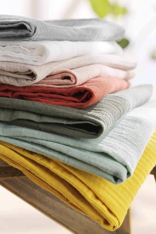 Juego de nórdico de algodón 57 hilos/cm² Angelina - Blanco