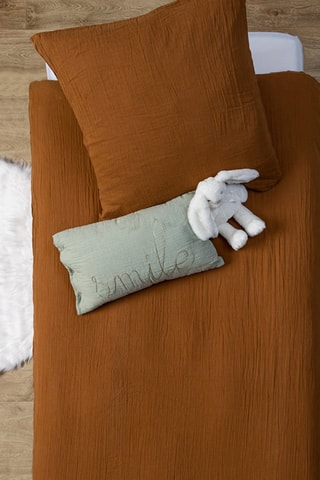 Juego de nórdico de algodón 130 g/m² Gaze - Marrón