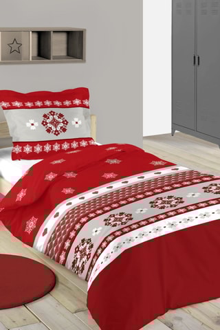 Juego de nórdico Malleval - Rojo