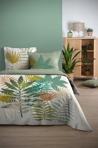 Juego de nórdico de algodón - 57 hilos/cm² - Blanco