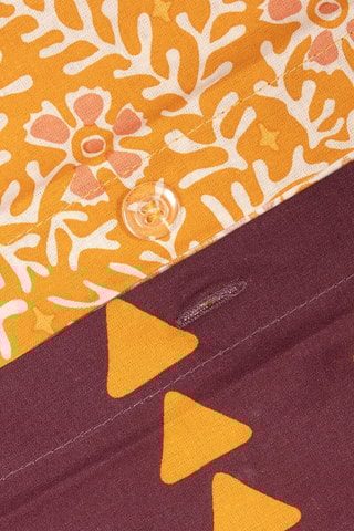 Juego de nórdico reversible Nomade - Violeta