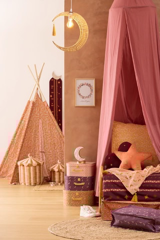 Juego de nórdico reversible Nomade - Violeta